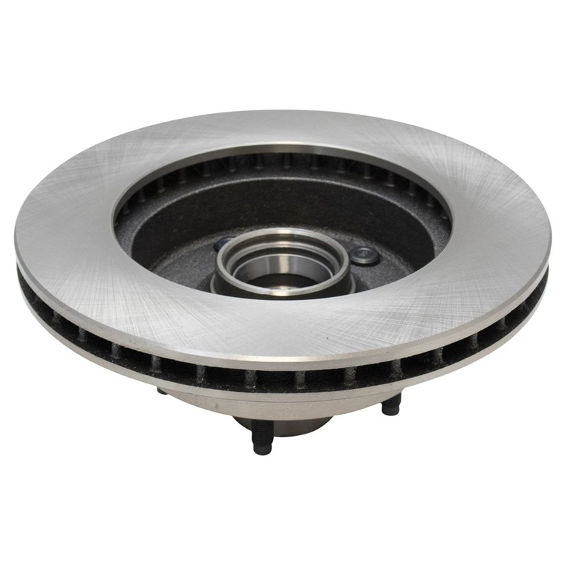 TRQ Front Vented Disc Brake Rotor Pair Kit for 94-01 E150 Van 94-96 F150 gallery