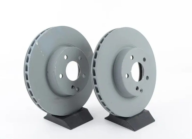 Mercedes Front 2 Disc Brake Rotors For E280 E300 E320 E350 W211 2004-09 Genuine gallery