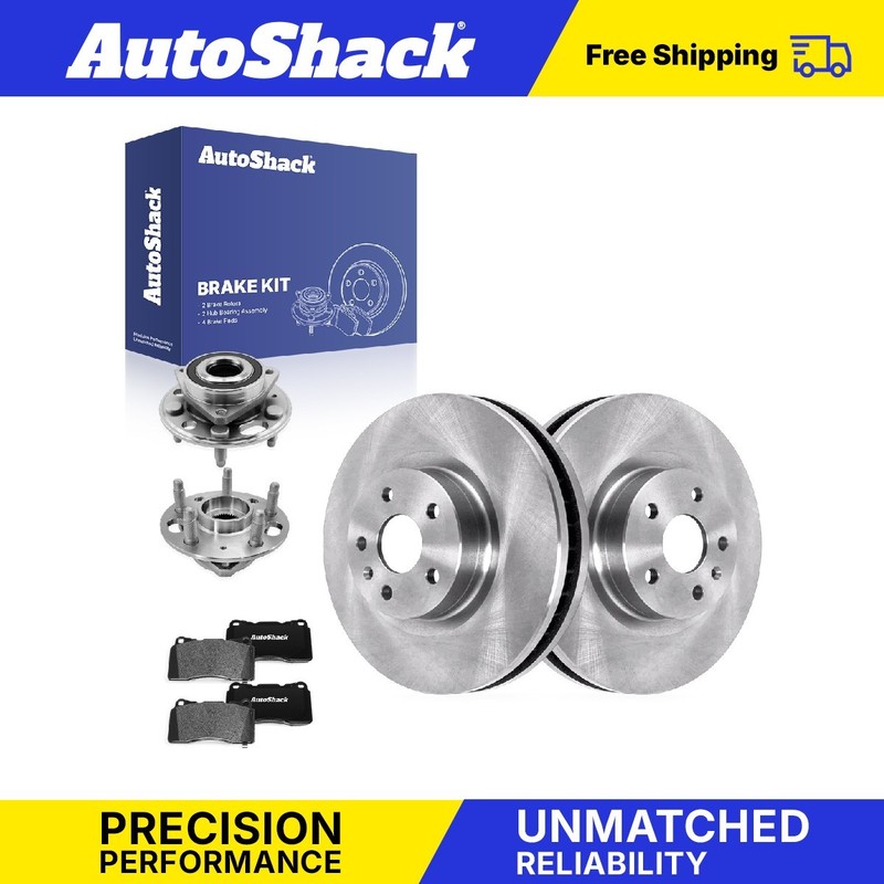 Front Brake Rotors Ceramic Pads Hubs for Cadillac, XTS 2013-2017
