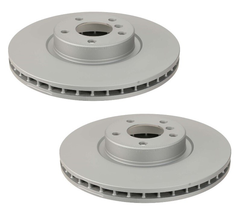 Zimmermann Pair Set of 2 Front Disc Brake Rotors 348 X 30 mm for BMW E70 E71 F15