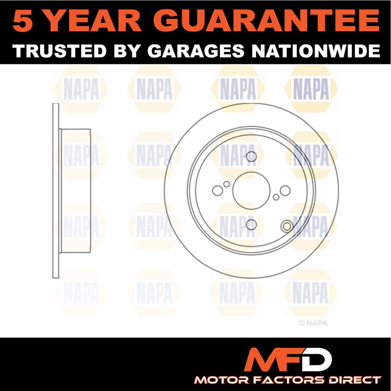 Fits Toyota Corolla 1998-2008 1.4 1.6 MFD Rear 1x Brake Disc 4243102070