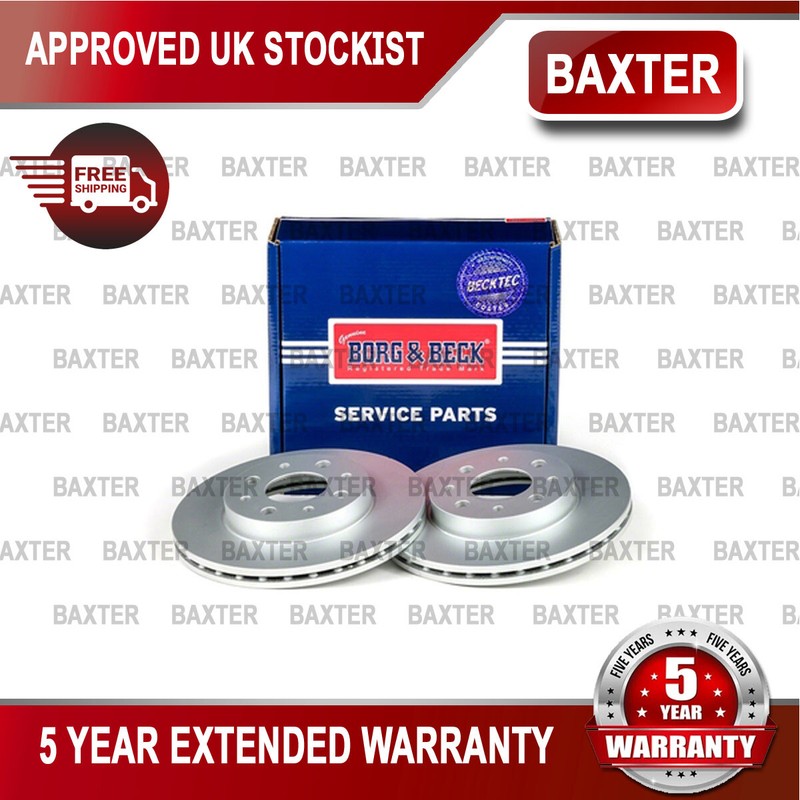 Fits Fiat Panda 500 Ford Ka 1.2 D dCi 1.4 Baxter Front 1x Brake Disc 51742727 gallery