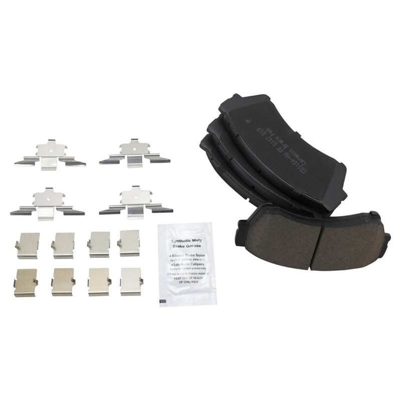 Front Ceramic Brake Pad & Rotor Kit w/Fluids for Ford Lincoln Mercury gallery