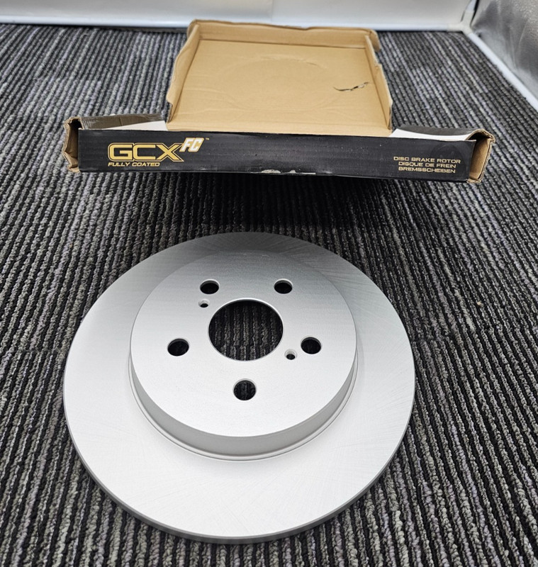 GCX Centric 320.44165F Plain Rear Brake Rotor For Toyota Corolla 09-20 Models