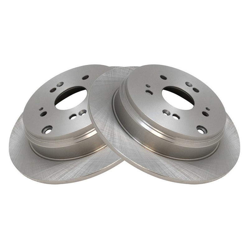 TRQ BRA75225 Disc Brake Rotors For Honda CR-V 2005-2016 Rear 42510S9AE50