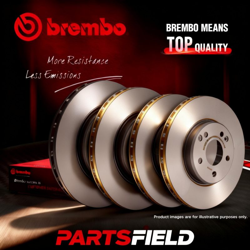 Full Set Brembo UV Coated Front&Rear Disc Rotors for Volvo V60 155 157 2010-2020