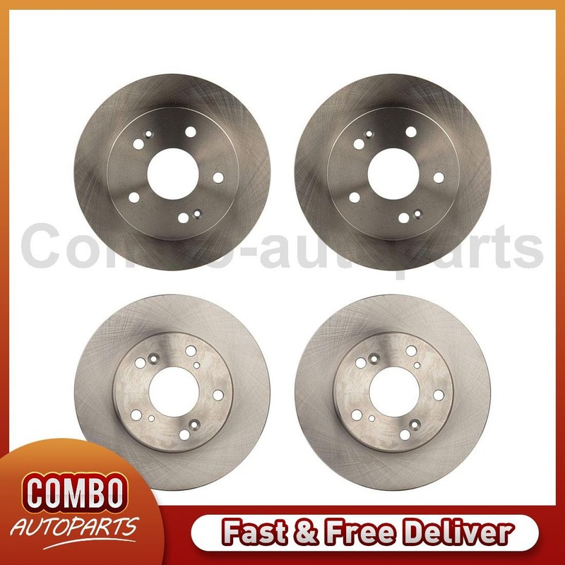 Front Rear Disc Brake Rotors Fits 2012 Honda Civic