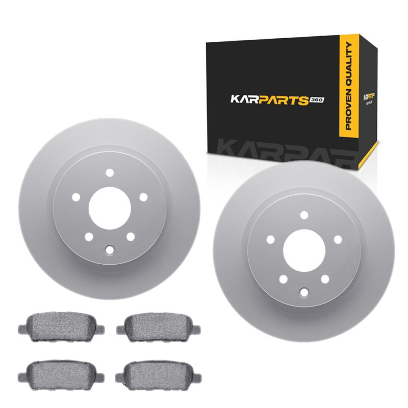 For Infiniti G37 2009-2013 Rotors And Brake Pads Rear | Cast Iron | Ceramic Pads
