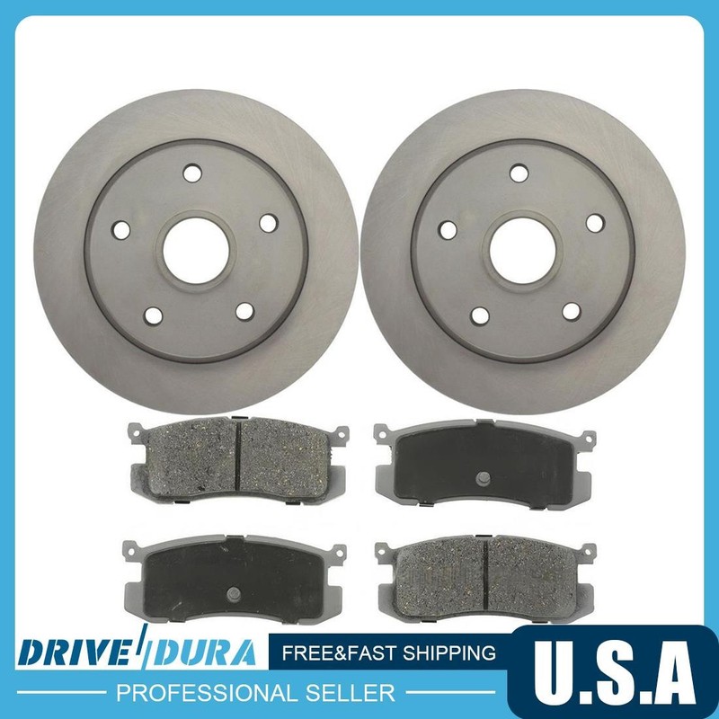 Rear Disc Rotors and Brake Pads Kit for Ford Probe Mazda 626 Mazda MX-6