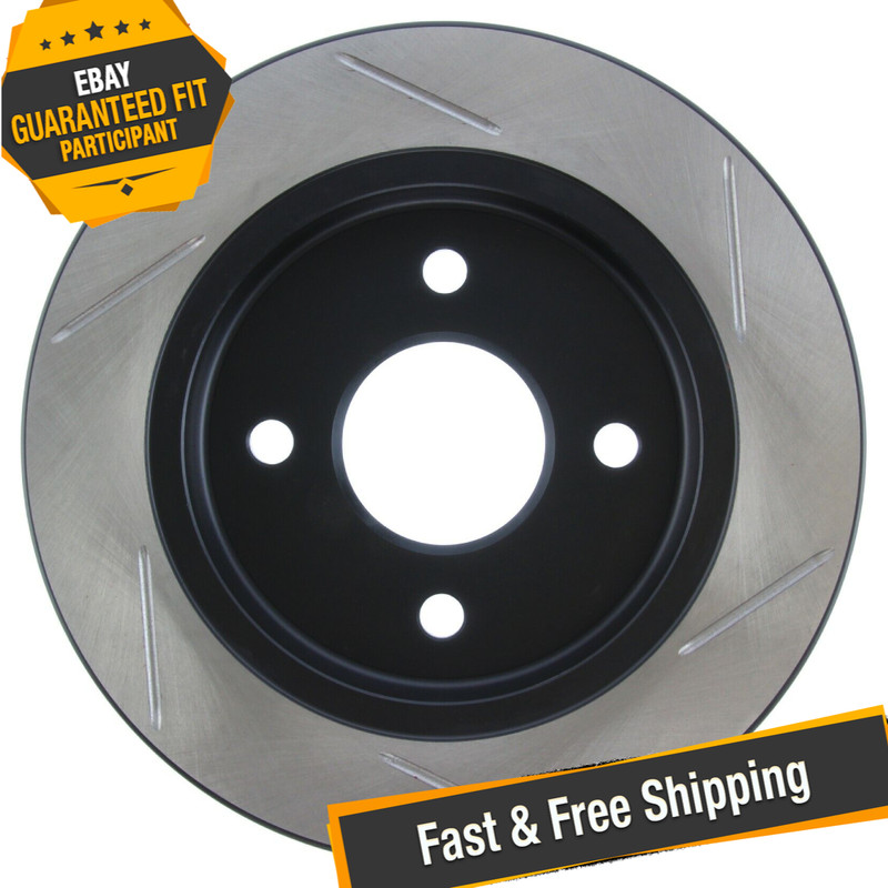 StopTech Sport Slotted 1-Piece Rear Brake Rotor for 01-07 Ford Focus