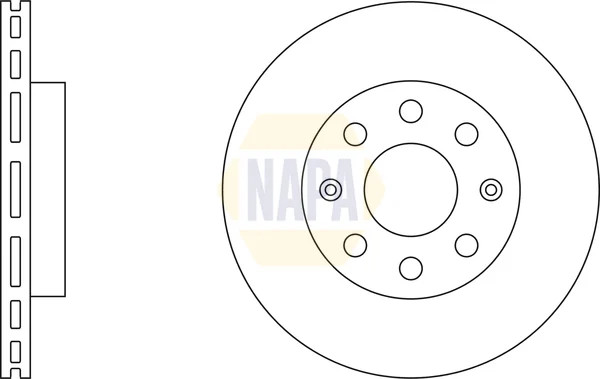 2x Brake Discs Pair Vented fits CHEVROLET AVEO T200 1.4 Front 03 to 08 236mm Set gallery