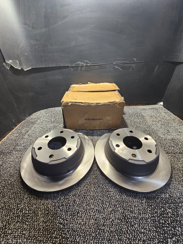(QTY 2) Mostplus M06700502X2 Brake Disc Rotor for Chevrolet, GMC, Hummer