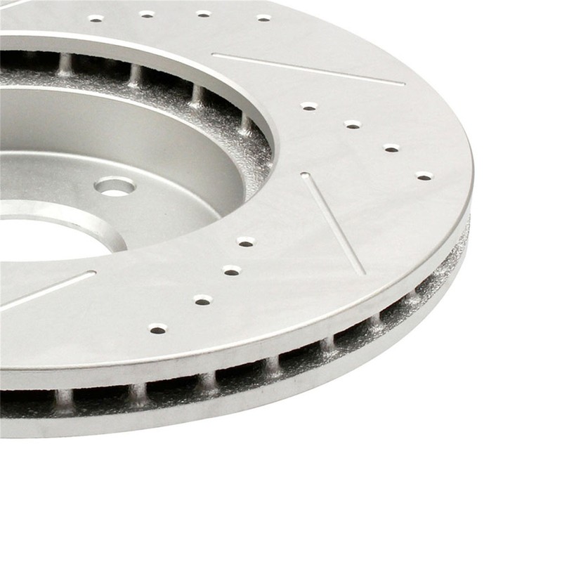 2pcs Front + 2pc Rear Drill Slot Brake Discs Rotors For Honda Civic 2013-2015 gallery