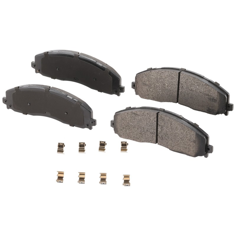 Disc Brake & Pad Kit For 13-17 F-250 Super Duty Front LH RH Cross-drilled RWD gallery