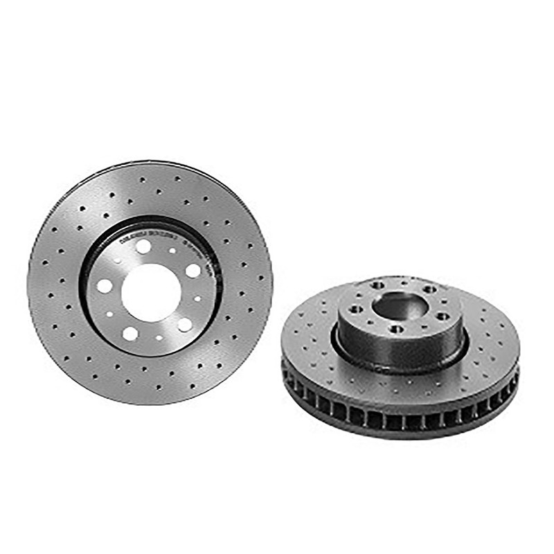 Front and Rear Disc Brake Rotors Fits Volvo S60 2.5L 2.3L 2.4L Volvo S80 2.5L gallery