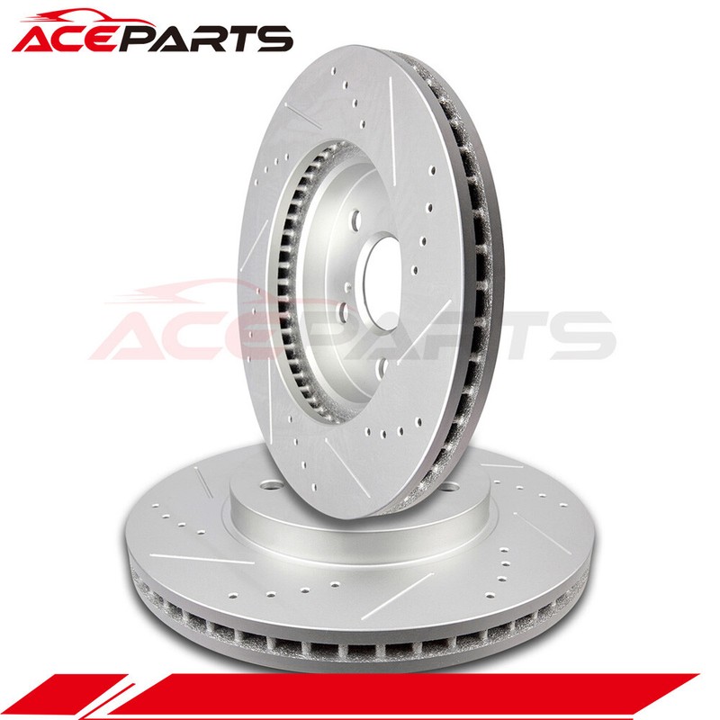 FRONT BRAKE ROTORS FOR LEXUS ES300 IS250 TOYOTA AVALON CAMRY SIENNA SOLARA 2PCS gallery