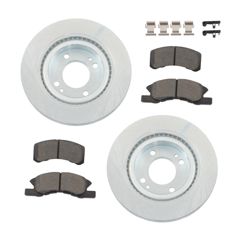 Labwork 2-Wheel Set Brake Disc & Pad Kits Front For Mitsubishi Mirage G4 17-22 gallery