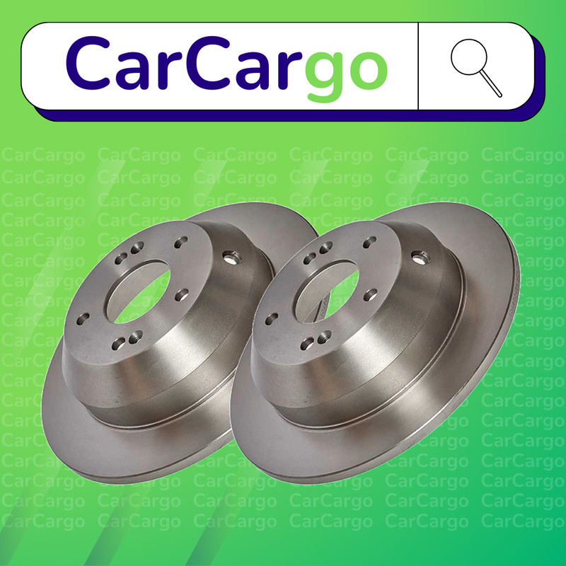 Solid Rear Brake Discs Grand Santa Fé 2.2 CRDi AWD 2013-2018 302 mm