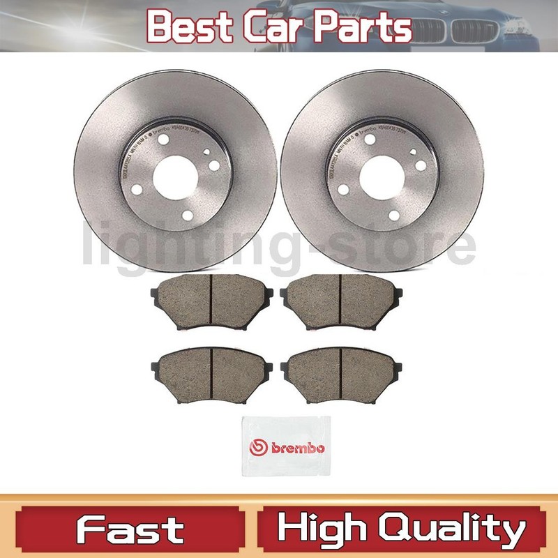 Front Brake Pads and Disc Rotors set Fits 2001 Mazda Miata 2002 Mazda Miata