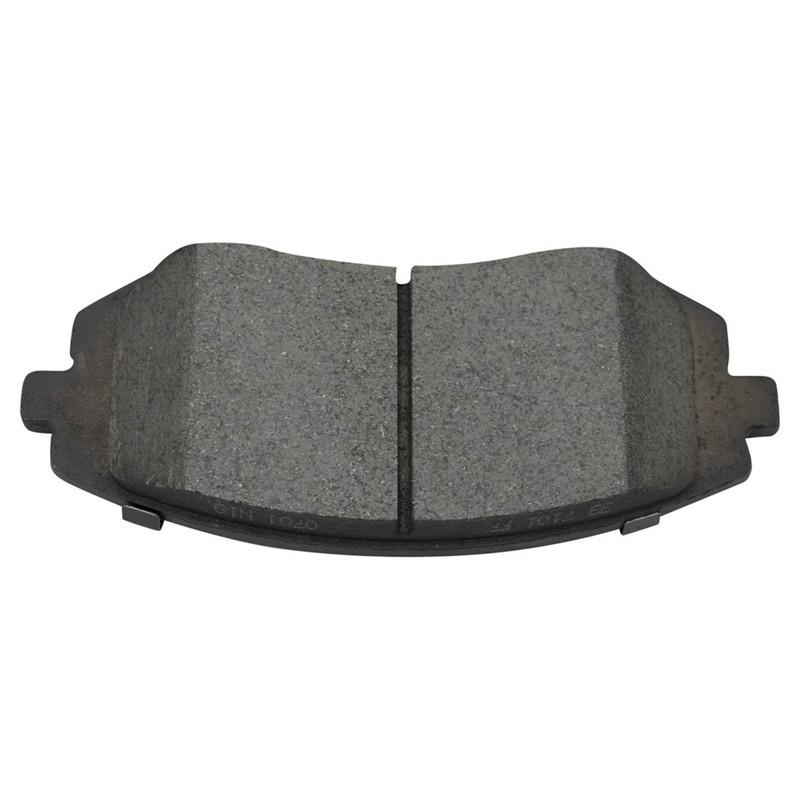 TRQ Performance Drilled Slotted Brake Rotor & Ceramic Pad Front & Rear Set gallery