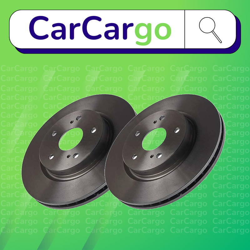 Premium Vented Front Brake Discs Suzuki Grand Vitara 2.7 2005-2008 295 mm