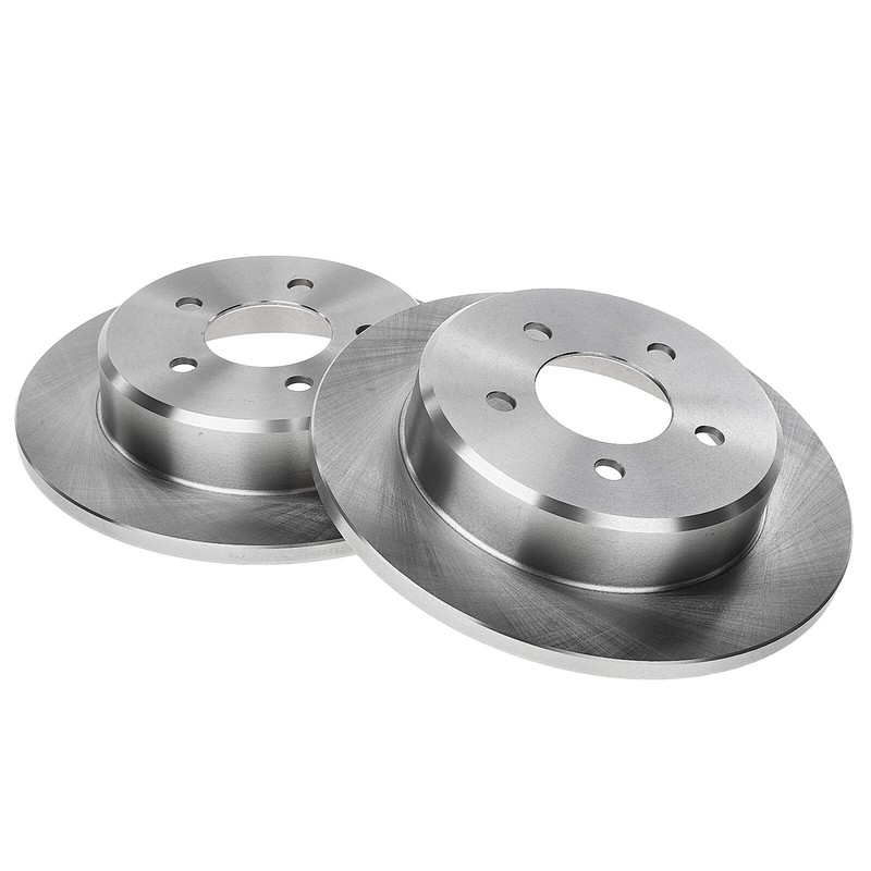Front & Rear Disc Brake Rotors & Ceramic Brake Pads for Dodge Caravan Chrysler gallery