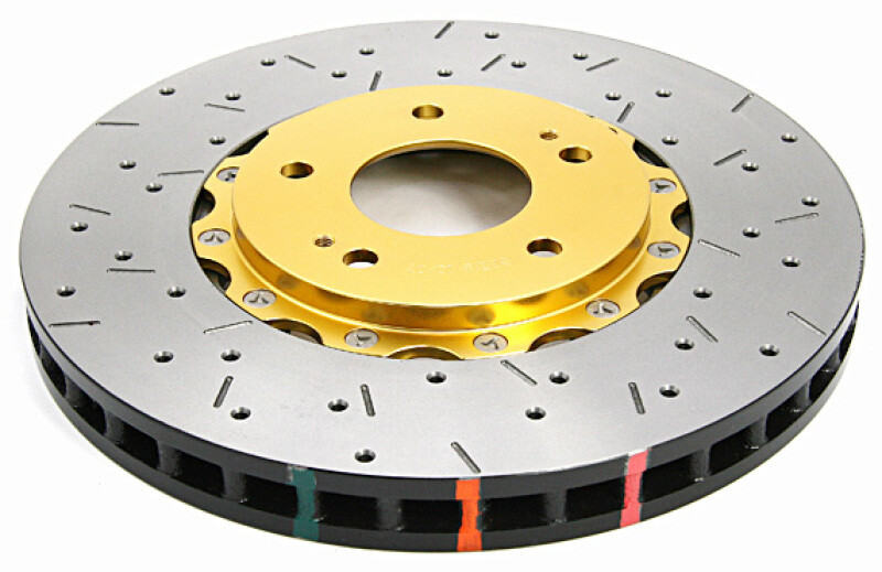 One DBA 5000 Front Drilled & Slotted 320mm Rotor for 03-05 Mitsubishi Evo 8 / 9