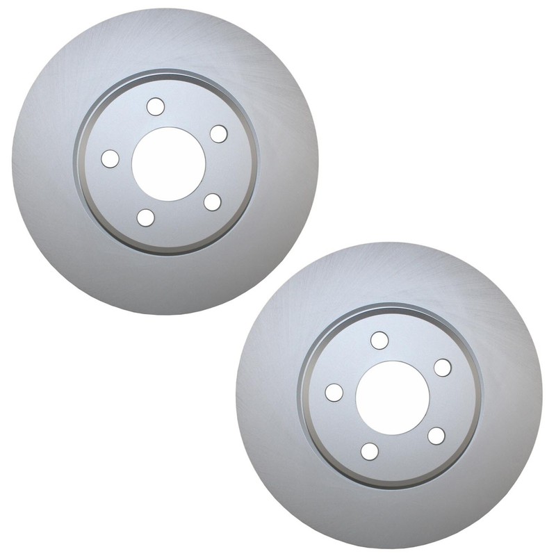 Bison Performance Pair Front Coat 320mm Brake Rotors for 300 Challenger Charger