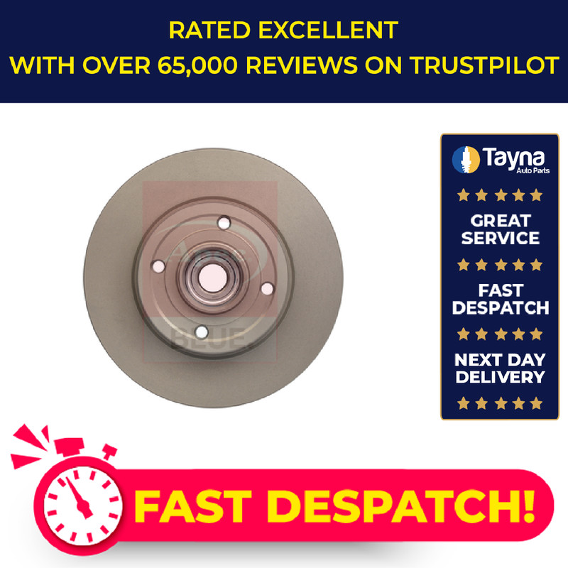 2x Brake Discs Pair Solid Rear 240mm SDK6376 Apec Blue Set 7701207823 8200645712