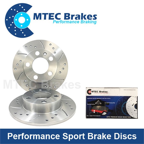 Volkswagen Passat Estate 1.9 Tdi 94-97 Rear Brake Pads Mtec Grooved