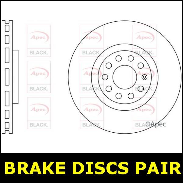 Brake Discs Pair Front FOR AUDI A4 8H 2.0 3.0 3.2 06->09 Performance gallery