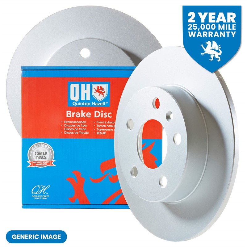 Delete QH Replacement Rear Axle Solid 298mm Brake Disc Pair Set – BDC5551