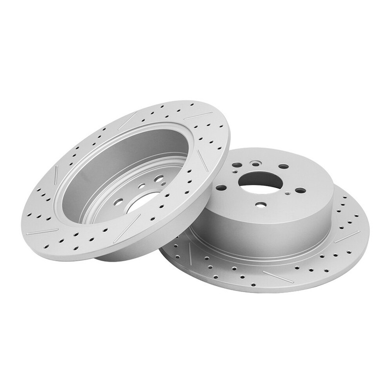 Front Rear Disc Brake Rotors + Ceramic Pads For 2008 - 2014 Toyota Highlander gallery