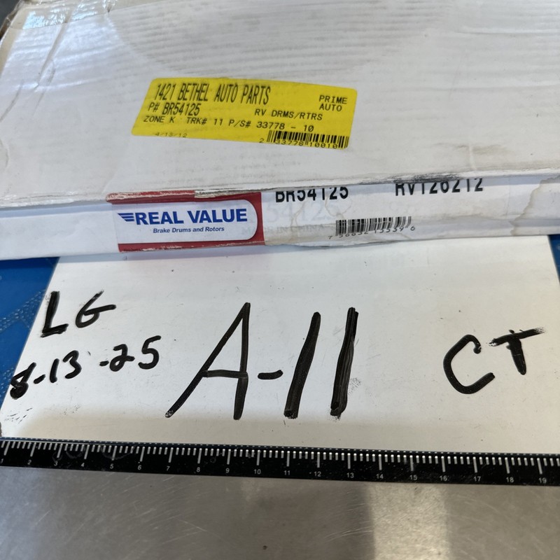 Real Value Disc Brake Rotor IAP Dura BR54125