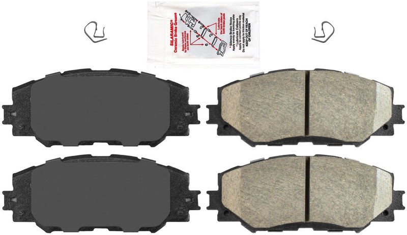 2013-18 Toyota Rav 4 Front & Rear Ceramic Brake Pad & Coated Rotors For LE 275mm gallery