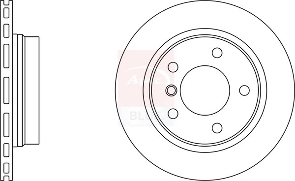 2x Brake Discs Pair Vented fits BMW 316 E46 1.8 Rear 01 to 05 276mm Set Quality