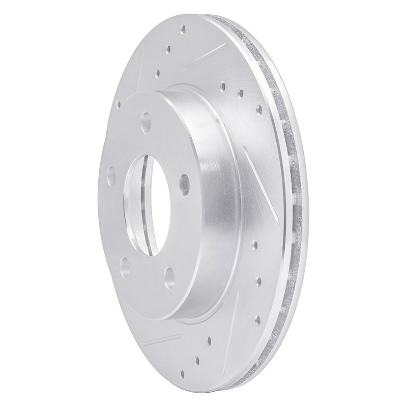 For Pontiac 6000 1990 DFC Premium Drilled & Slotted Rear Driver Side Brake Rotor gallery