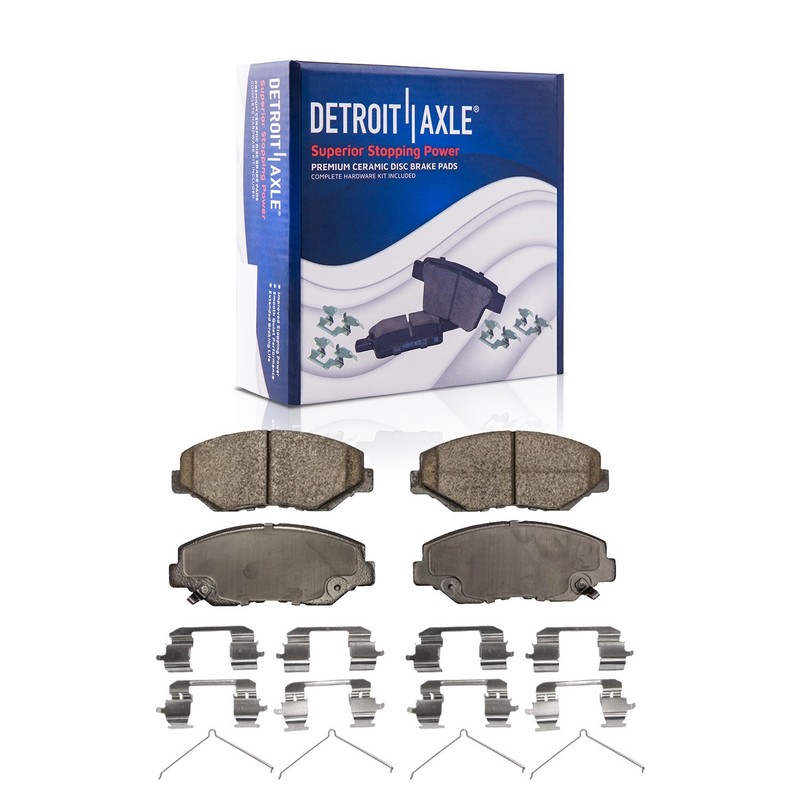 Front Disc Rotors Brake Calipers Ceramic Brake Pad Kit for Honda CR-V Element gallery