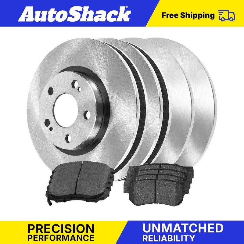 Front & Rear Brake Rotors & Pads for 2007 2008 Hyundai Elantra 2009 2010 Sedan