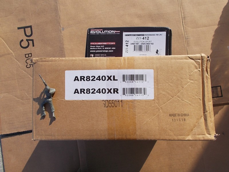 NEW PowerStop Evo Z23 1-Click Brake Kit with Rotors and Pads *FREE SHIPPING*