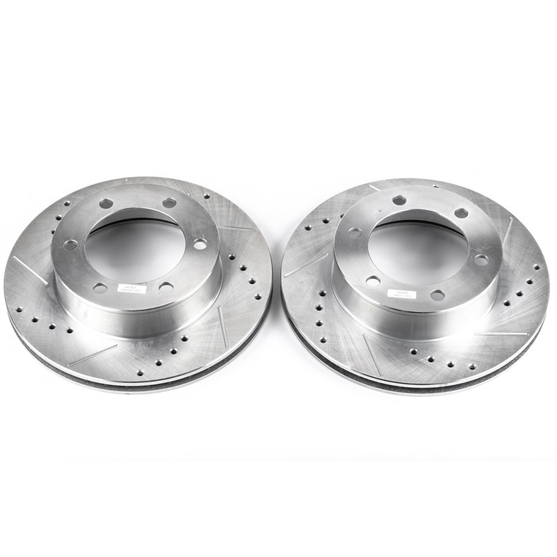 Power Stop for 96-02 Toyota 4Runner Front Evolution Drilled & Slotted Rotors –