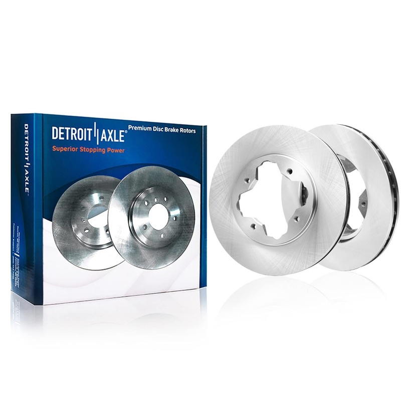 Front Rear Disc Brake Rotors+Ceramic Pads for 1993-1997 Honda Accord Sedan 4Cyl gallery