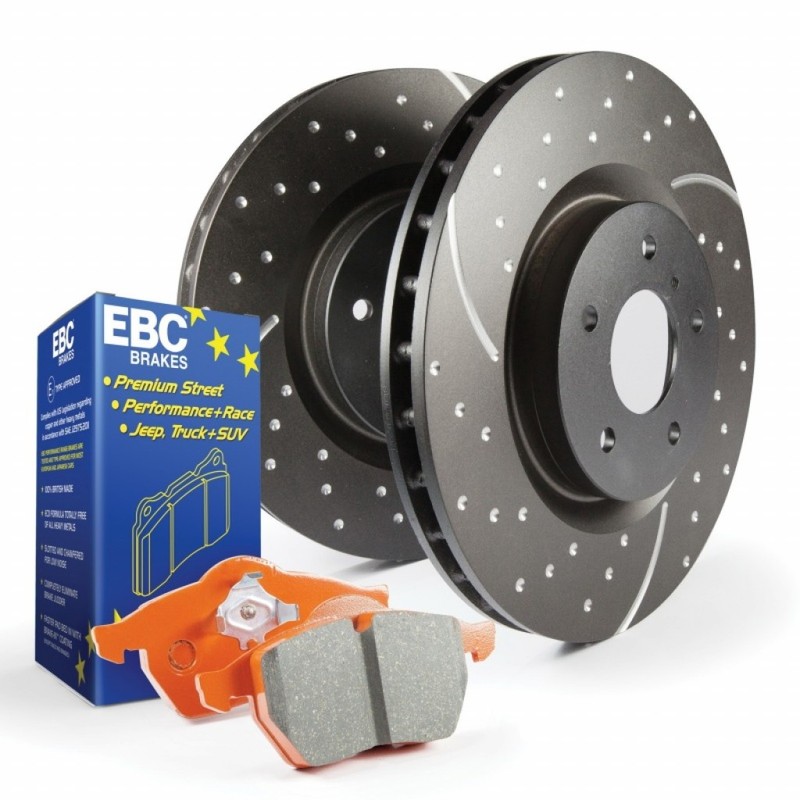 EBC Front GD Brake Rotor and Front Brake Pad | Orangestuff