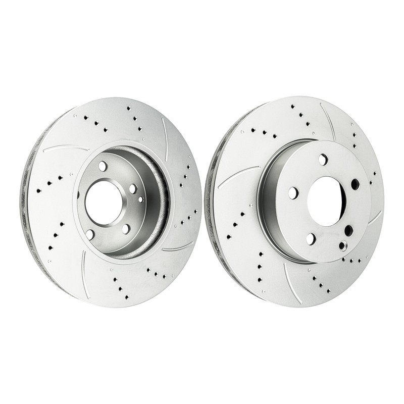 Brand New Pair Front Disc Brake Rotors fit for Mercedes-Benz C300 2010 2012