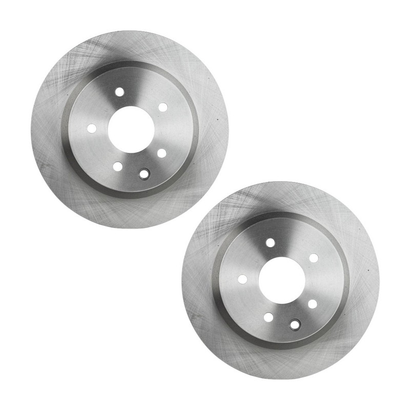 For Infiniti G25 2011 2012 Brake Discs Rear | Pair | Cast Iron | Natural Vented
