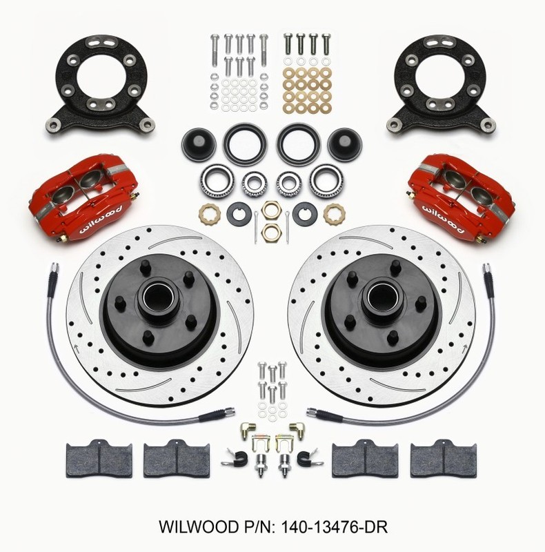 Wilwood Forged Dynalite-M Front Disc Brake Kit for 1965-1969 Ford Mustangs