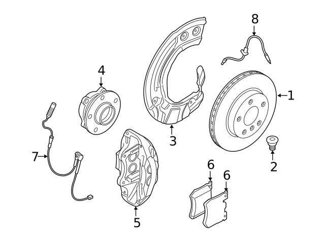 Genuine BMW Disc Brake Rotor 34-10-7-887-733 gallery