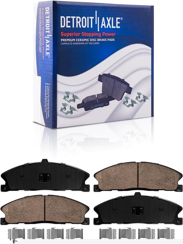 5-Lug Front & Rear Brake Pads Rotors for 2013-2019 Ford Taurus gallery