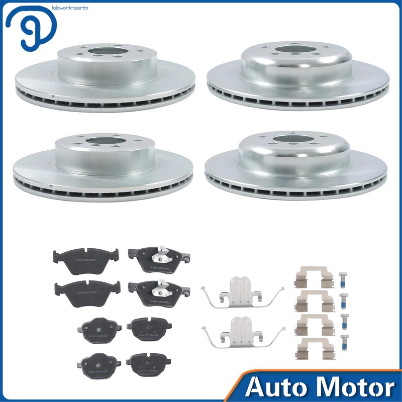 Front & Rear Disc Brake Rotors & Brake Pads For BMW F10 528i 528i xDrive gallery