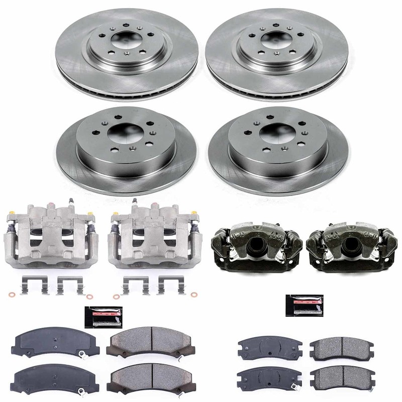 Powerstop 323mm Front 278mm Rear Discs & Calipers & Pads Kit for Allure LaCrosse gallery